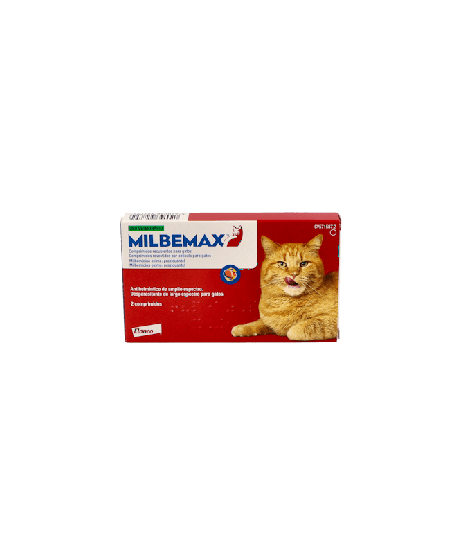 MILBEMAX 2-12 KG GATOS 2 COMP ELANCO – foto del producto cada milbemax gatos MILBEMAX 2-12 KG GATOS 2 COMP ELANCO – foto del producto cada milbemax gatos