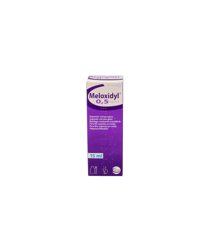 MELOXIDYL GATOS 0.5MG/ML ORAL 15ML CEVA – foto del producto cada meloxidyl gatos MELOXIDYL GATOS 0.5MG/ML ORAL 15ML CEVA – foto del producto cada meloxidyl gatos