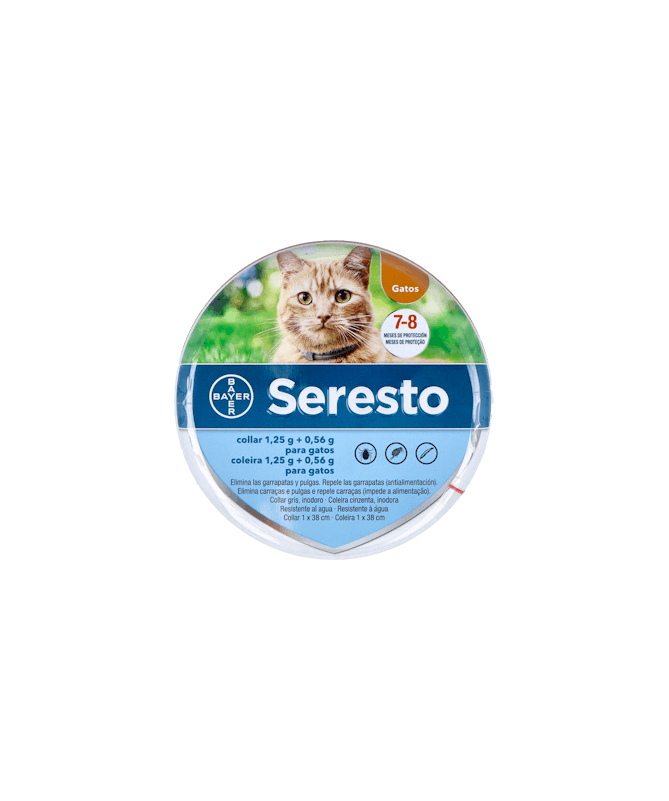 SERESTO COLLAR GATOS BAYER – foto del producto cada seresto collar