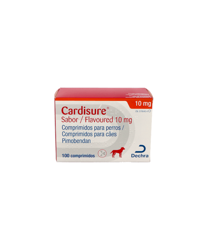 CARDISURE 10 MG 100 COMP DECHRA – foto del producto cada cardisure 100