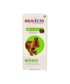 BRAVECTO PERROS 500MG 10-20 KG 1CP MSD – foto del producto cada bravecto perros