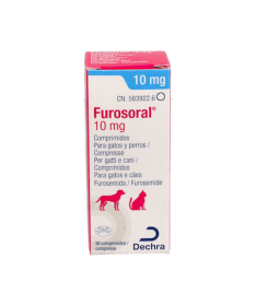 FUROSORAL 10MG 50COMP DECHRA. – foto del producto cada furosoral 10mg
