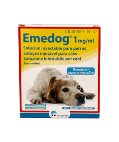 EMEDOG 1 MG/ML PERROS 5 AMP DOMES PHAMA – foto del producto cada emedog perros