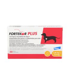 FORTEKOR PLUS 1.25/2.5 MG 30 COMP ELANCO – foto del producto cada fortekor plus