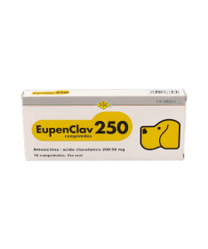 EUPENCLAV 250 MG 10 COMP FATRO – foto del producto cada eupenclav 250