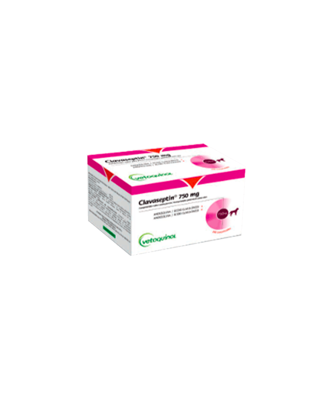 CLAVASEPTIN 750 MG 100C PERRO VETOQUINOL – foto del producto cada clavaseptin 750 CLAVASEPTIN 750 MG 100C PERRO VETOQUINOL – foto del producto cada clavaseptin 750