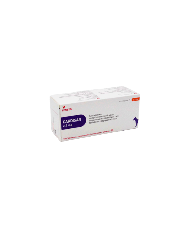 CARDISAN 2.5 MG 100 COMPR LIVISTO – foto del producto cada cardisan 100 CARDISAN 2.5 MG 100 COMPR LIVISTO – foto del producto cada cardisan 100