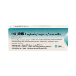 INCURIN 1 MG 30 COMP MSD |...