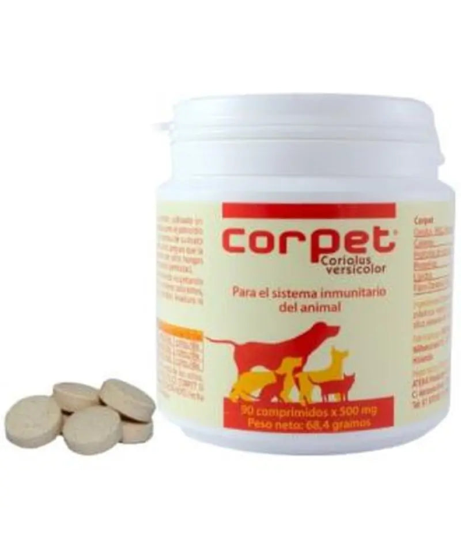 CORPET PARA SISTEMA INMUNITARIO DE ANIMALES 90COMP – foto del producto corpet sistema inmunitario