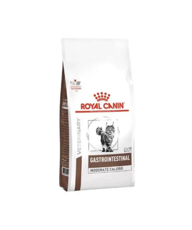 ROYAL VET FELINE GASTRO INTESTINAL MODERATE 400GR – foto del producto proteínas gluten fibras