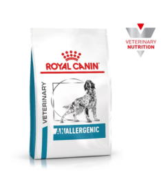 ROYAL VET CANINE ANALLERGENIC 8KG – foto del producto aceite fuente fibras