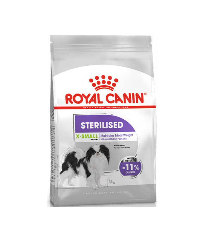 ROYAL CANINE ADULT STERILISED XSMALL 1 5KG – foto del producto vitamina ácido proteínas
