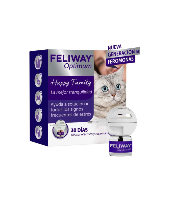 FELIWAY OPTIMUM DIFUSOR RECAMBIO 1 MES – foto del producto feliway optimum difusor