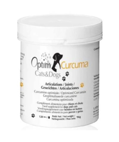 OPTIM CURCUMA CATS DOGS POLVO 96GR – foto del producto curcuma ecológica antiaglomerante