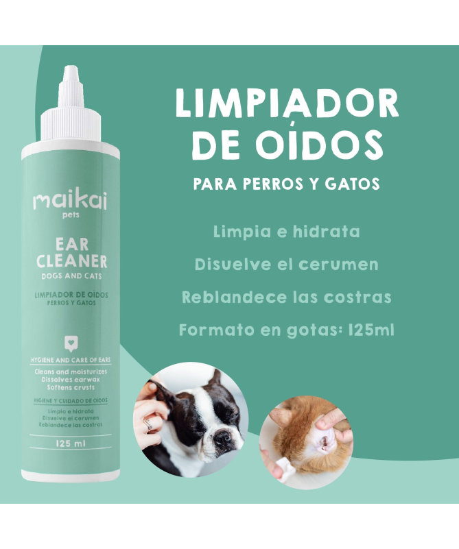 LIMPIADOR OIDOS PARA PERRO 125ML – foto del producto limpiador oidos perro