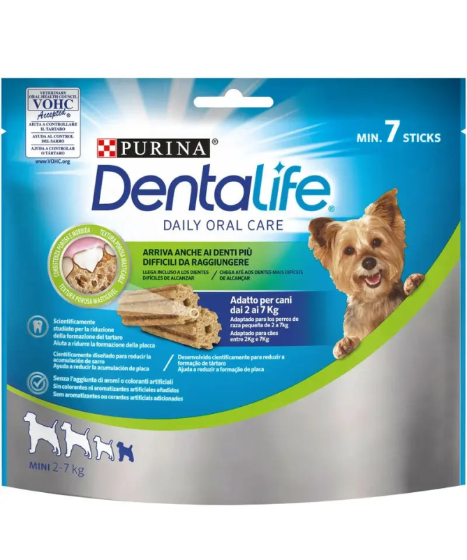 DENTALIFE CANINE EXTRA SMALL CAJA 6X69GR – foto del producto vitamina harina carnes