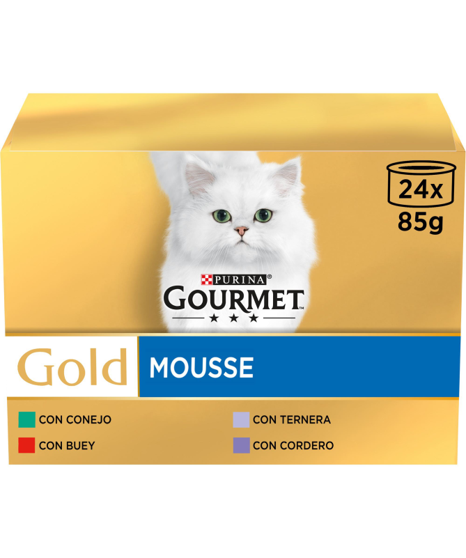 GOURMET GOLD MOUSSE POLLO CAJA 24X85GR – foto del producto sulfato bruta monohidratado
