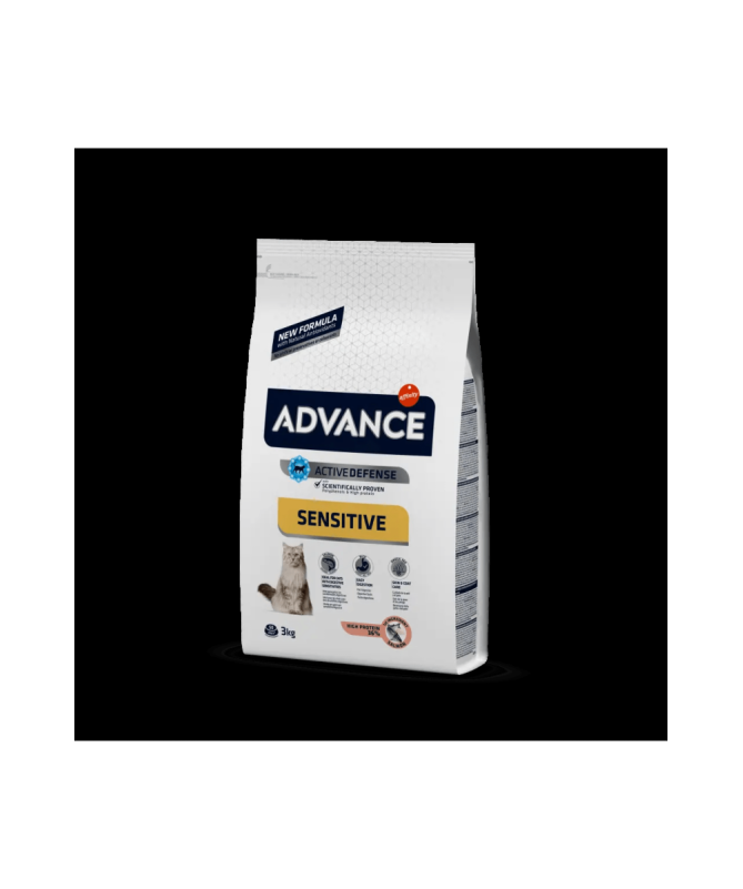 ADVANCE FELINE ADULT SALMON ARROZ 3KG – foto del producto proteína vitamina sulfato