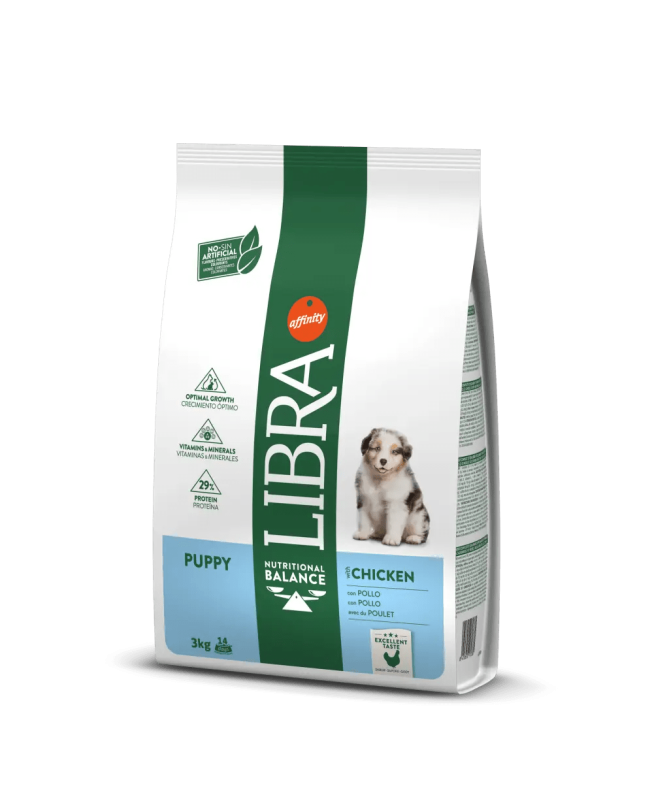 LIBRA CANINE PUPPY POLLO 3KG – foto del producto sulfato bruta vitamina