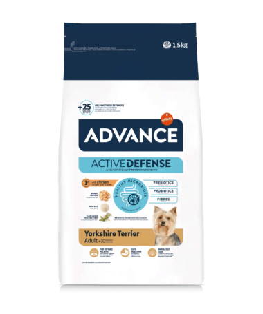 ADVANCE YORKSHIRE TERRIER 1 5KG – foto del producto vitamina sulfato proteínas