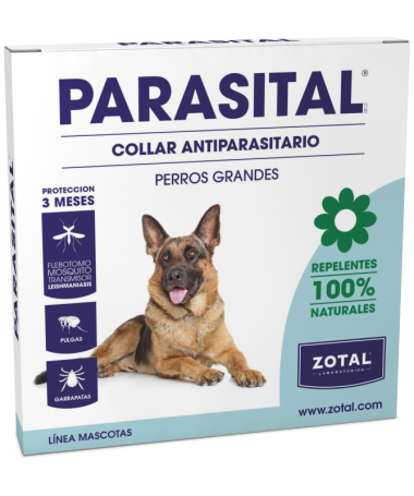 PARASITAL COLLAR ANTIPARASITARIO PERROS GRANDES – foto del producto 100 parasital collar