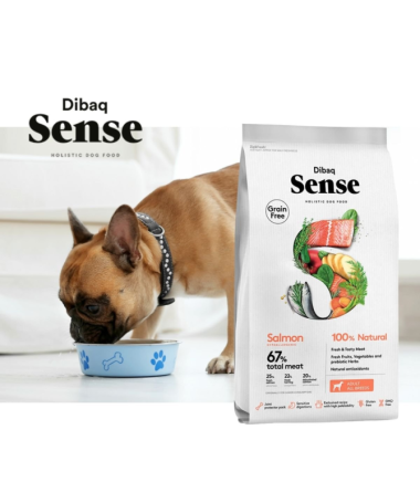 DIBAQ SENSE SALMON PERRO ADULTO 12KG SG – foto del producto sulfato salmón naturales