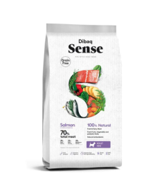 DIBAQ SENSE SALMON PERRO ADULTO MINI 6KG SG – foto del producto sulfato salmón naturales