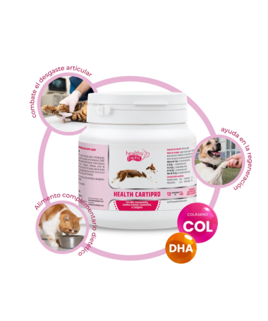 HEALTH CARTIPRO PERROS Y GATOS 120COMP – foto del producto aditivo health cartipro