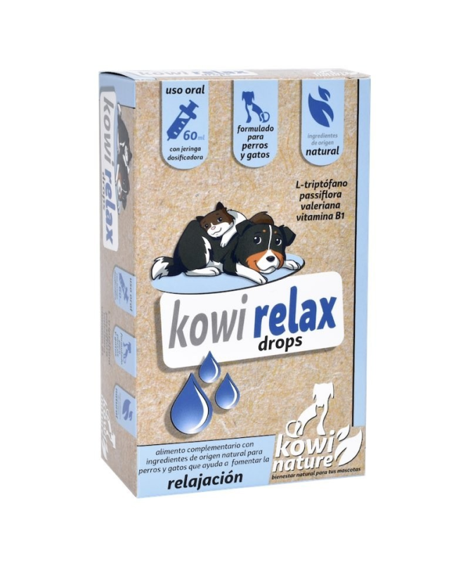 KOWI NATURE VETERINARIA KOWI RELAX PERROS Y GATOS 60 ML – foto del producto kowi nature veterinaria KOWI NATURE VETERINARIA KOWI RELAX PERROS Y GATOS 60 ML – foto del producto kowi nature veterinaria