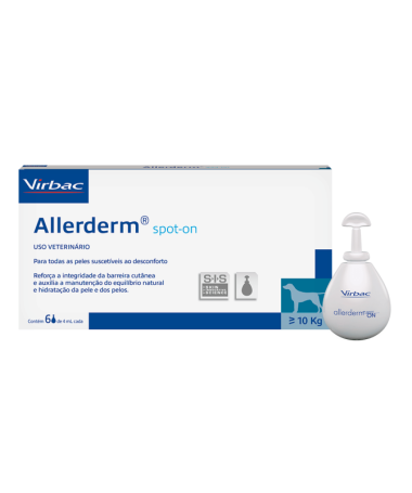 ALLERDERM SPOT ON 2ML 6 PIP 10KG – foto del producto ceramidas allerderm spot