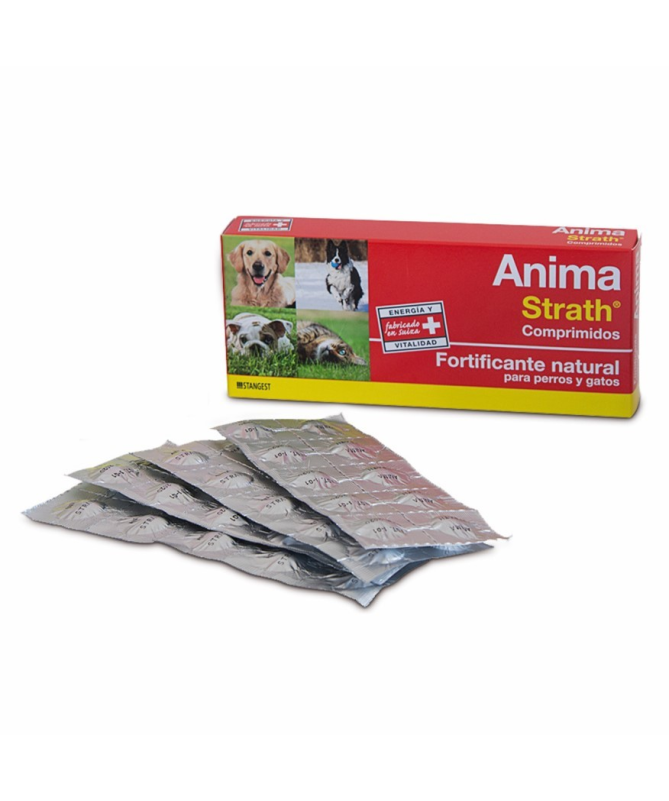 ANIMA STRATH PERROS Y GATOS BLISTER 40COMP – foto del producto anima strath perros