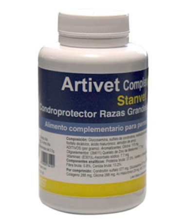 ARTIVET COMPLEX RAZA GRANDE PERROS Y GATOS 60COMP – foto del producto 577 ácido artivet