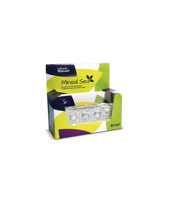 MINSAL SEA PERROS Y GATOS 30COMP – foto del producto comprimido minsal sea