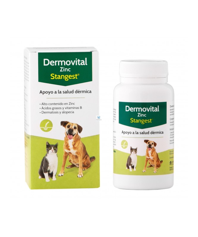 DERMOVITAL ZINC PERROS Y GATOS 60COMP – foto del producto vit zinc aceite DERMOVITAL ZINC PERROS Y GATOS 60COMP – foto del producto vit zinc aceite
