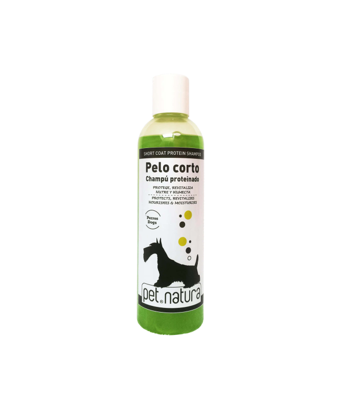 CHAMPU PELO CORTO PERROS 250ML – foto del producto champu pelo corto