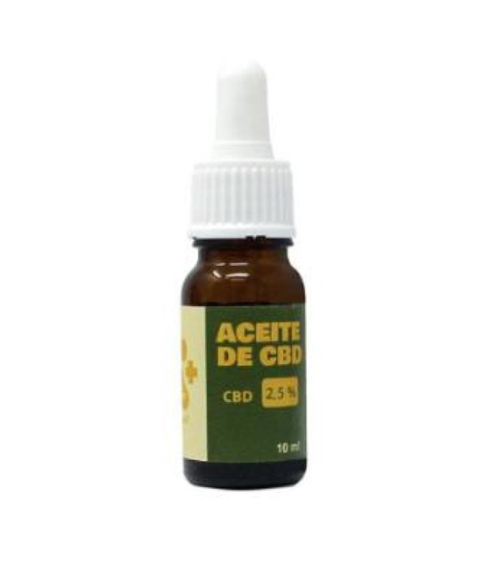 ACEITE CBD 2 5 PERROS Y GATOS 10ML – foto del producto aceite cbd cáñamo