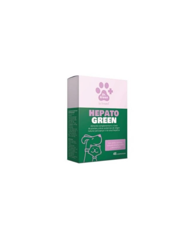 DR. GREEN VETERINARIA HEPATOGREEN PERROS Y GATOS 48 COMP – foto del producto green veterinaria hepatogreen