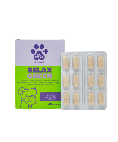 RELAXGREEN PERROS Y GATOS 48COMP – foto del producto extracto seco relaxgreen