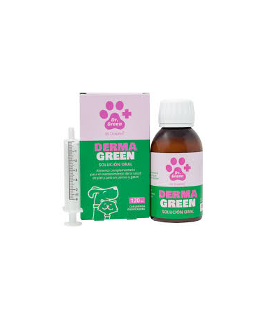 DERMAGREEN PERROS Y GATOS 120ML – foto del producto omega dermagreen perros