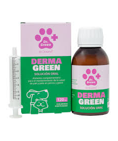 DERMAGREEN PERROS Y GATOS 120ML – foto del producto omega dermagreen perros