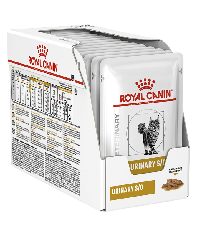 ROYAL VET FELINE URINARY S O SALSA CAJA 12X85GR – foto del producto proteínas gluten maíz ROYAL VET FELINE URINARY S O SALSA CAJA 12X85GR – foto del producto proteínas gluten maíz