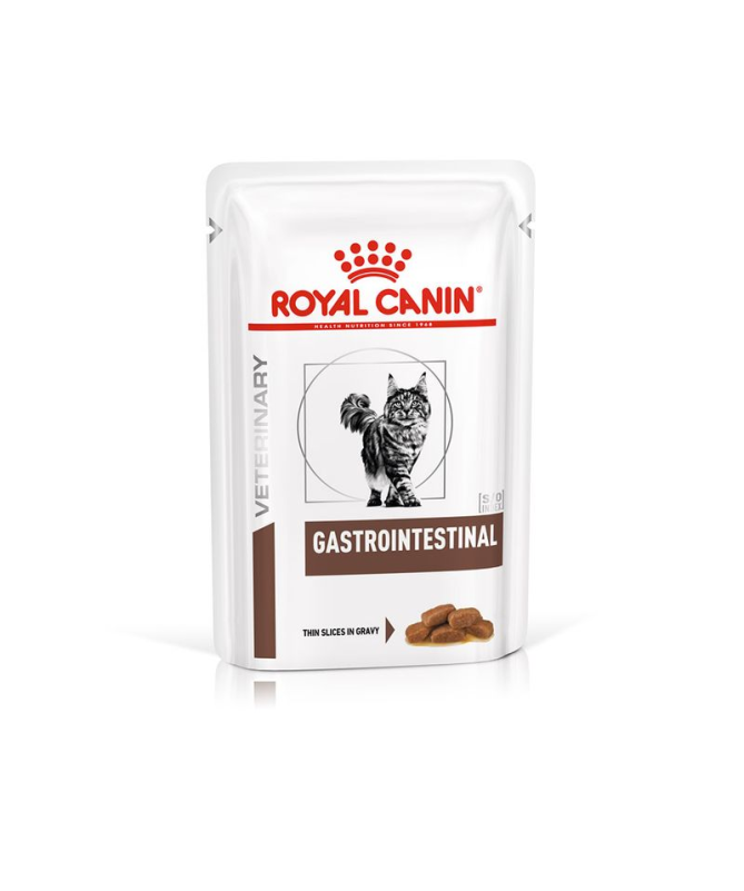 ROYAL VET FELINE GASTRO INTESTINAL POUCH CAJA 12X85GR – foto del producto tienes contacta nuestro ROYAL VET FELINE GASTRO INTESTINAL POUCH CAJA 12X85GR – foto del producto tienes contacta nuestro