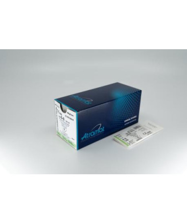 NYLON 2/0 AG.TRIANGULAR RECTA 60MM H75CM NEGRO 12U