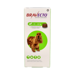 BRAVECTO PERROS 500MG 10-20...