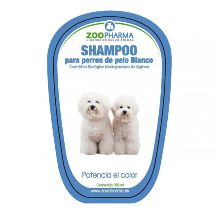 CHAMPU PELO BLANCO PERROS 250ML