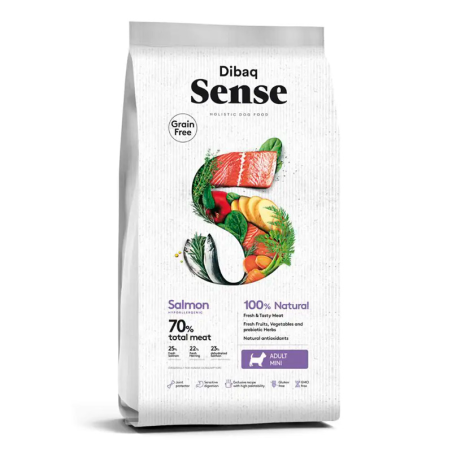 DIBAQ SENSE SALMON PERRO ADULTO MINI 6KG SG