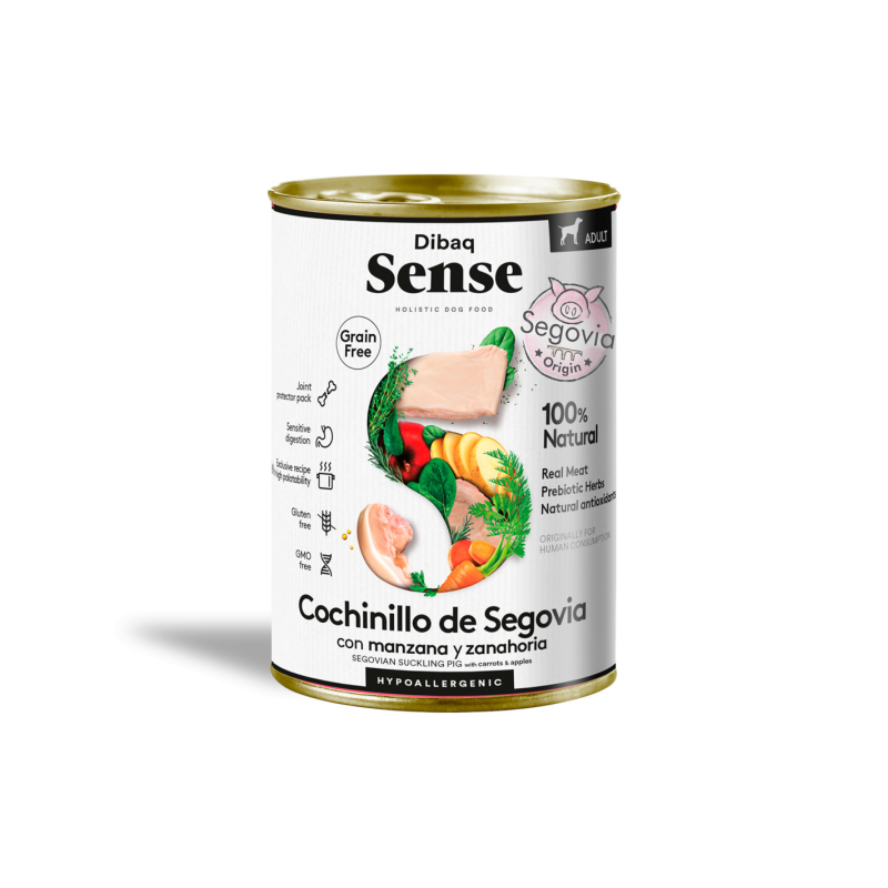 DIBAQ SENSE COCHINILLO PERRO ADULTO LATA 380G SG