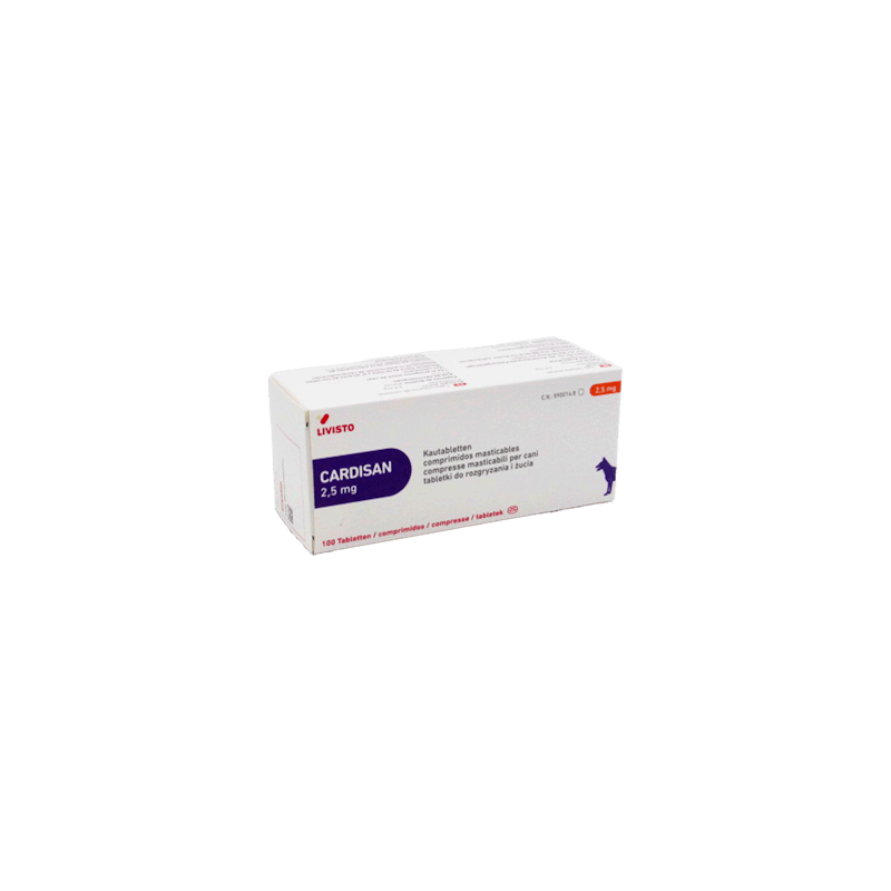 CARDISAN 2.5 MG 100 COMPR LIVISTO | Cada