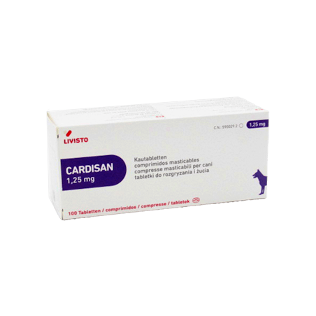 CARDISAN 1.25 MG 100 COMPR LIVISTO | Cada